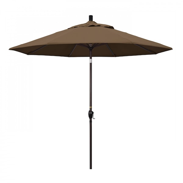 California Umbrella Patio Umbrella, Octagon, 101" H, Sunbrella Fabric, Cocoa 194061033043 - main