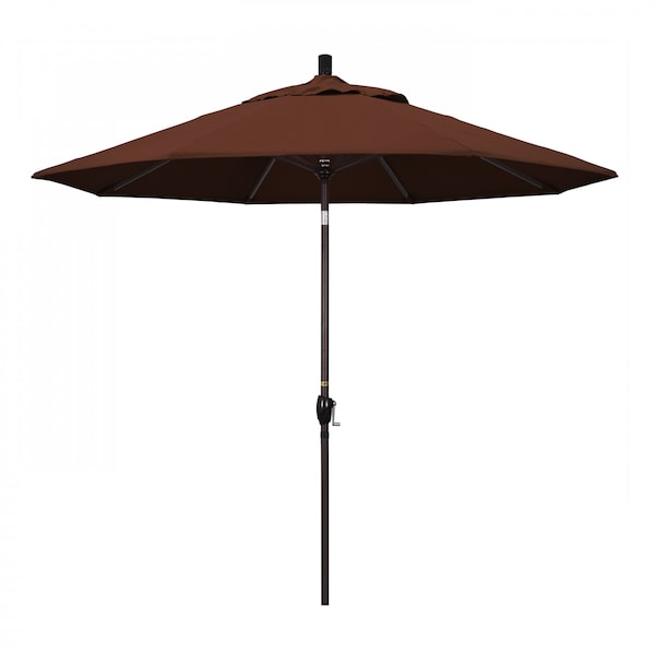 March Patio Umbrella, Octagon, 101" H, Sunbrella Fabric, Bay Brown GSPT908117-5432