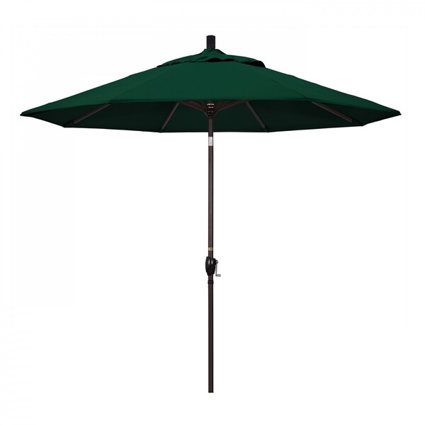 March Patio Umbrella, Octagon, 101" H, Sunbrella Fabric, Forest Green GSPT908117-5446