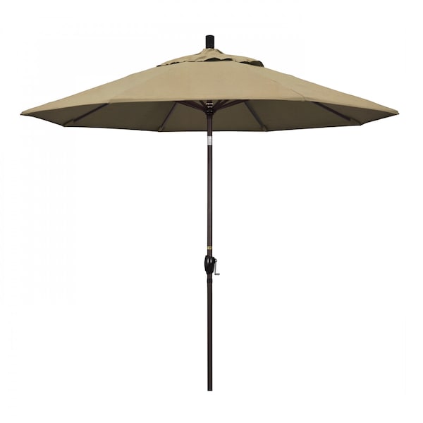California Umbrella Patio Umbrella, Octagon, 101" H, Sunbrella Fabric, Heather Beige 194061033142 - main