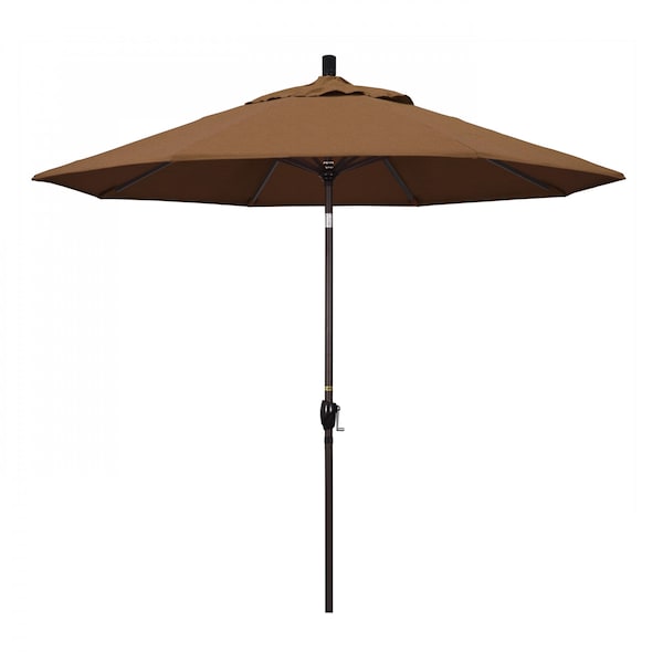 California Umbrella Patio Umbrella, Octagon, 101" H, Sunbrella Fabric, Teak 194061033159 - main