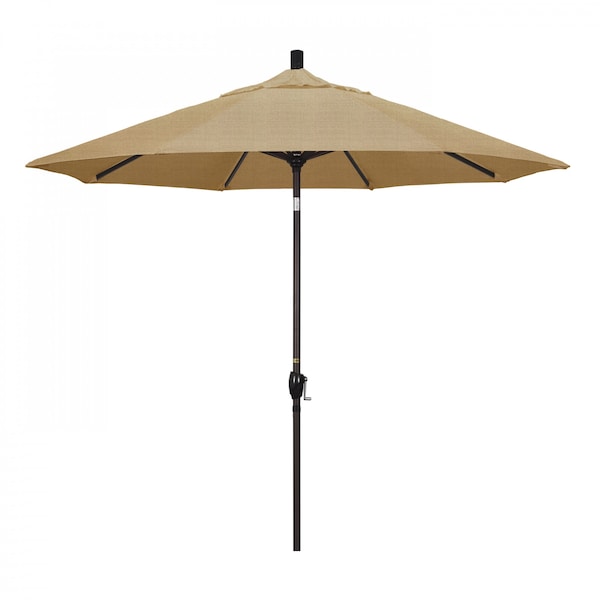 California Umbrella Patio Umbrella, Octagon, 101" H, Sunbrella Fabric, Linen Sesame 194061033296