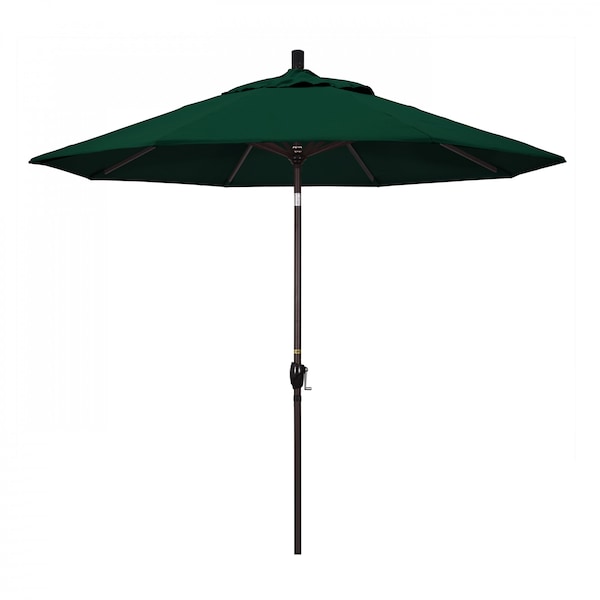 March Patio Umbrella, Octagon, 101" H, Olefin Fabric, Hunter Green GSPT908117-F08