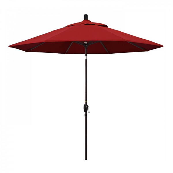 March Patio Umbrella, Octagon, 101" H, Pacifica Fabric, Red GSPT908117-SA03