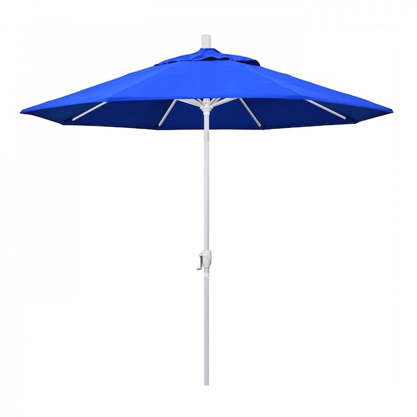 California Umbrella Patio Umbrella, Octagon, 101" H, Sunbrella Fabric, Pacific Blue 194061033784 - main