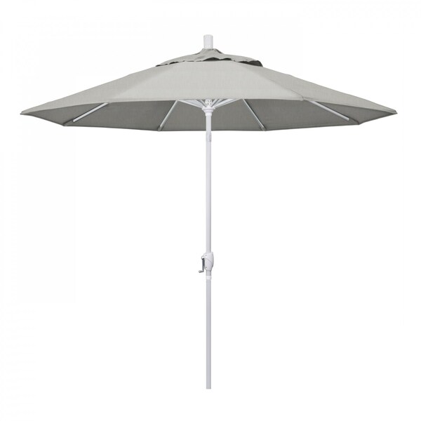 California Umbrella Patio Umbrella, Octagon, 101" H, Sunbrella Fabric, Granite 194061033791 - main