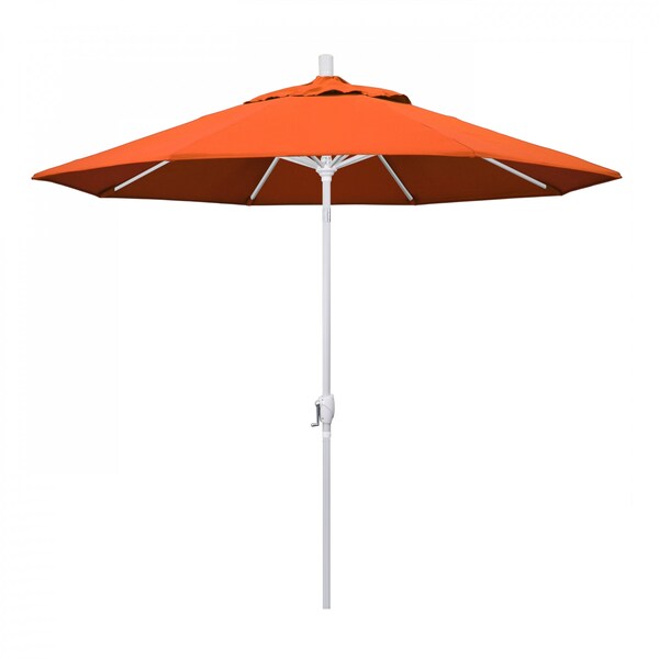 California Umbrella Patio Umbrella, Octagon, 101" H, Sunbrella Fabric, Tangerine 194061033845 - main