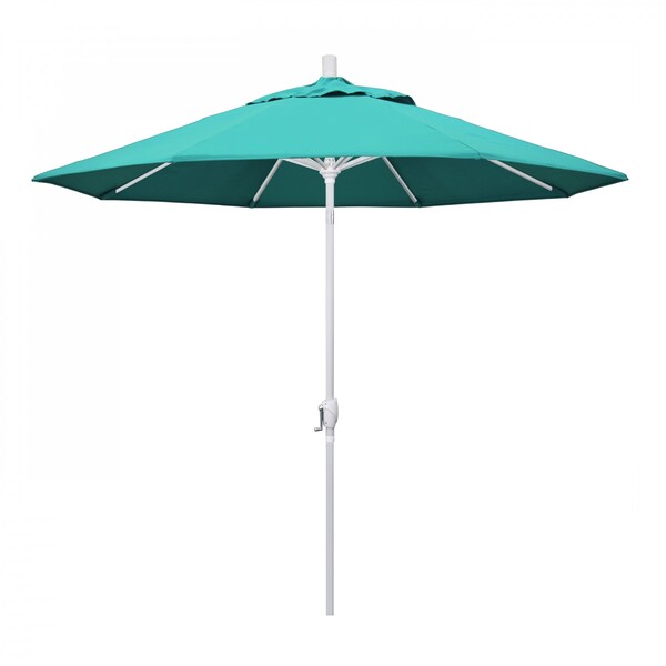 California Umbrella Patio Umbrella, Octagon, 101" H, Sunbrella Fabric, Aruba 194061033913 - main