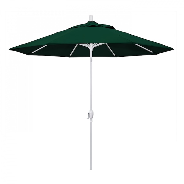 California Umbrella Patio Umbrella, Octagon, 101" H, Sunbrella Fabric, Forest Green 194061033999 - main