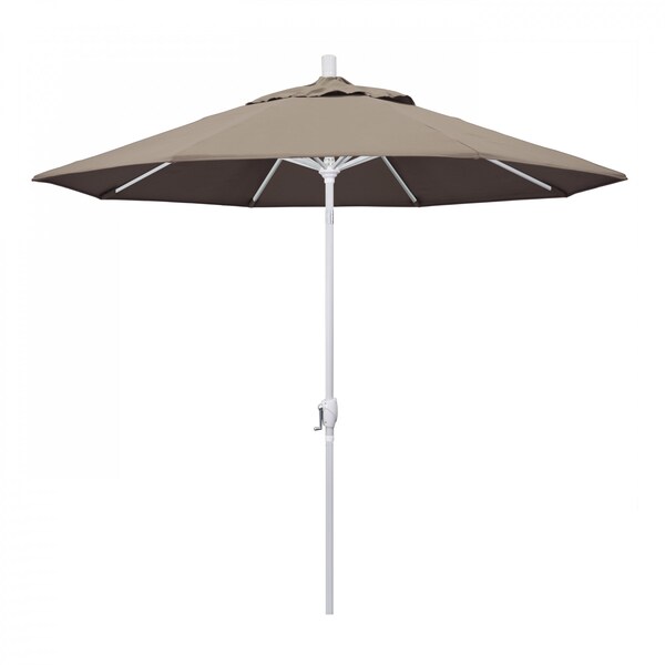 California Umbrella Patio Umbrella, Octagon, 101" H, Sunbrella Fabric, Taupe 194061034026 - main