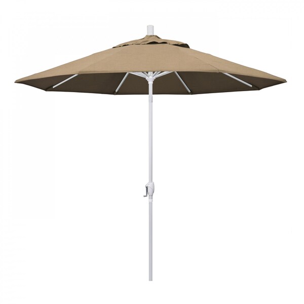 California Umbrella Patio Umbrella, Octagon, 101" H, Sunbrella Fabric, Heather Beige 194061034040 - main