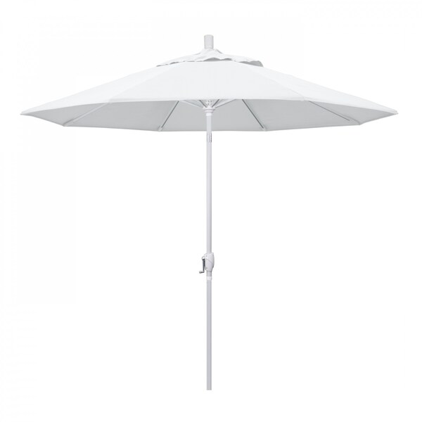 March Patio Umbrella, Octagon, 101" H, Olefin Fabric, White GSPT908170-F04
