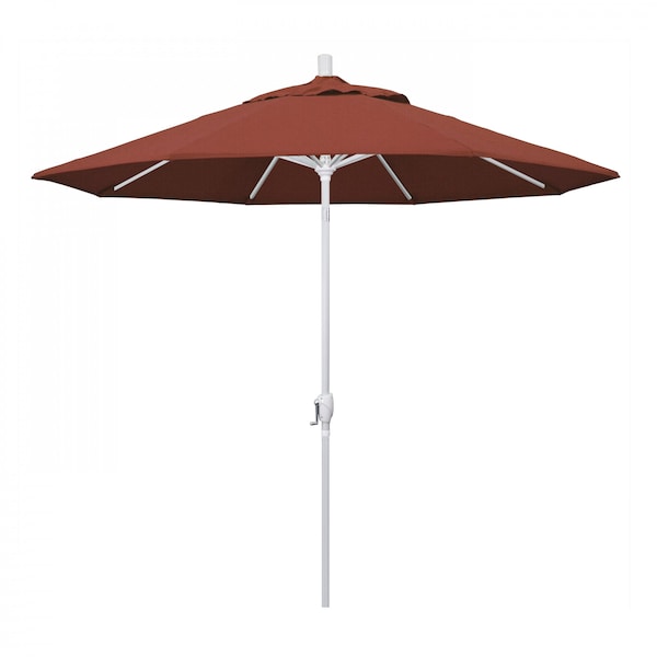 California Umbrella Patio Umbrella, Octagon, 101" H, Olefin Fabric, Terracotta 194061034323 - main