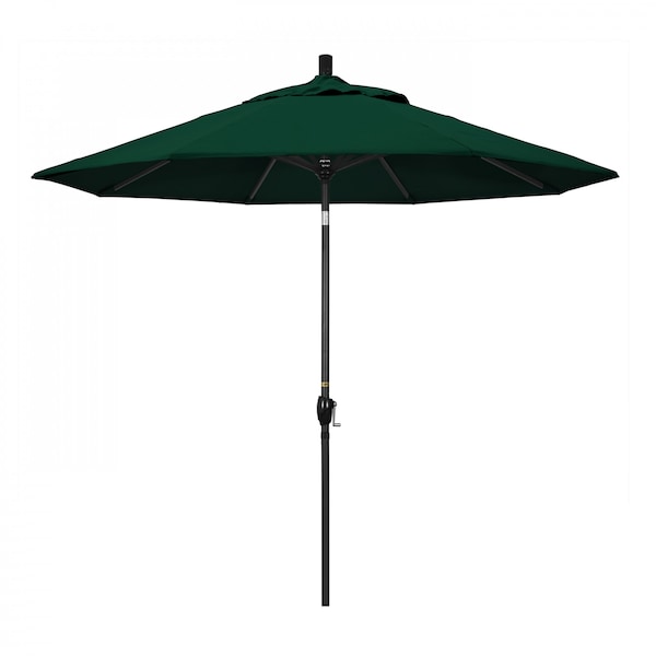 California Umbrella Patio Umbrella, Octagon, 101" H, Sunbrella Fabric, Forest Green 194061034897 - main