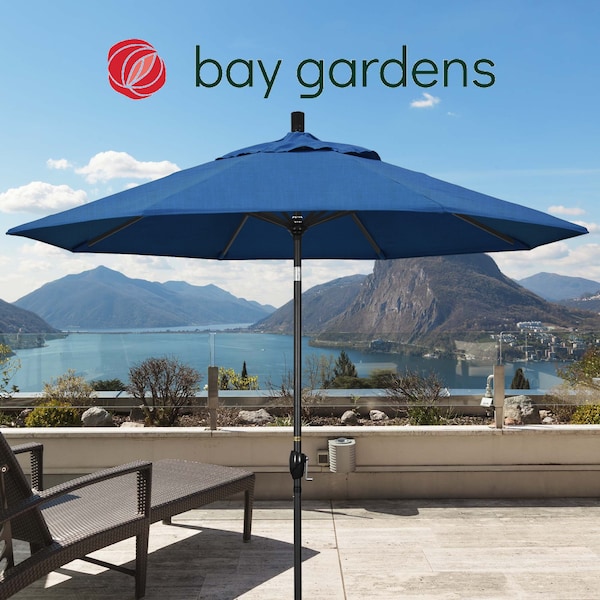 California Umbrella Patio Umbrella, Octagon, 101" H, Sunbrella Fabric, Regatta 194061034965 - main