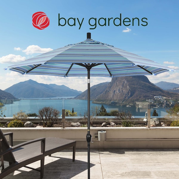 California Umbrella Patio Umbrella, Octagon, 101" H, Sunbrella Fabric, Dolce Oasis 194061034996 - main
