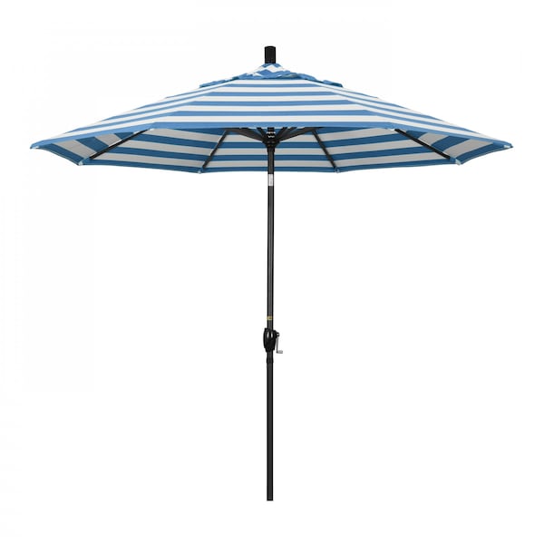 California Umbrella Patio Umbrella, Octagon, 101" H, Sunbrella Fabric, Cabana Regatta 194061035054 - main