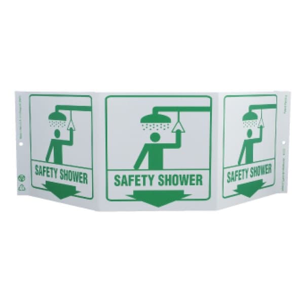 Nmc Tri-View, Safety Shower, 7.5x20, Recycle GW3059 - main