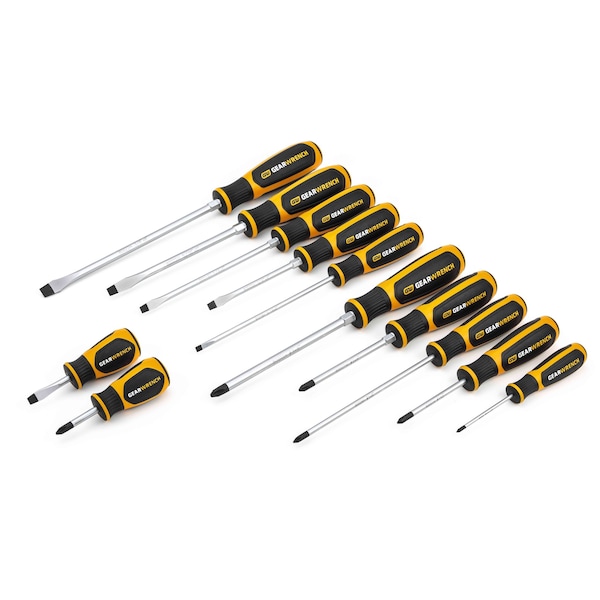 Gearwrench Slotted Dual Screwdriver 12 PC Set 80051H - main