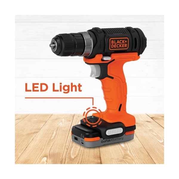 Power Tools Black And Decker Gopak Black Decker 12V CORDLESS Drill