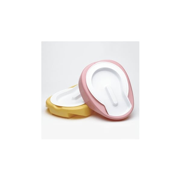 Medegen Medical Products Bedpan w/Cover, Pontoon, Rose, Bagged, PK10 H122-10 - main