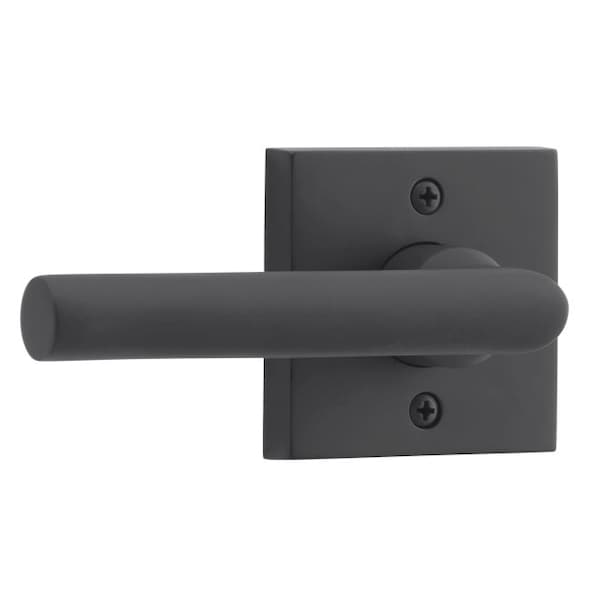 Baldwin Reserve Satin Black Door Levers HDTUBCSR190 - main
