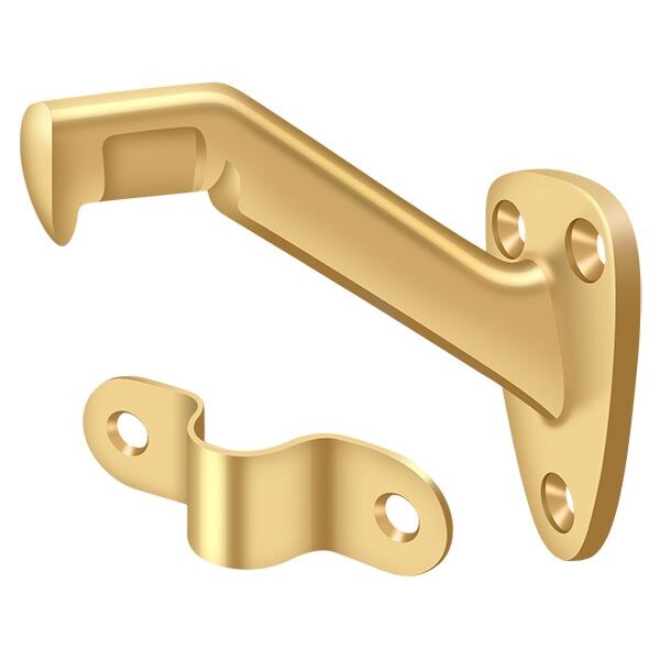 Deltana Hand Rail Brackets, 3-5/16" Projection Lifetime Brass HRB325CR003 - main