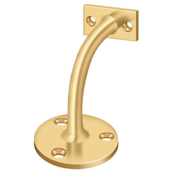 Deltana Hand Rail Brackets, 3 3/16" Projection Light Duty Lifetime Brass HRC175CR003 - main