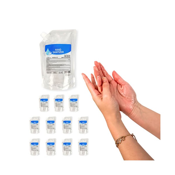 Bittel Aloe Hand Sanitizer Gel Refill 1000mL, PK12 HS03 - main