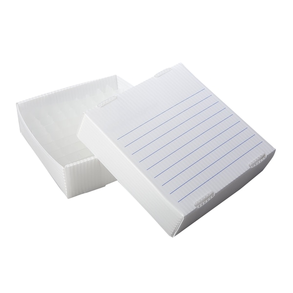 Heathrow Scientific Poly Cryogenic Freezer Box, Natural, PK10 120383 - main