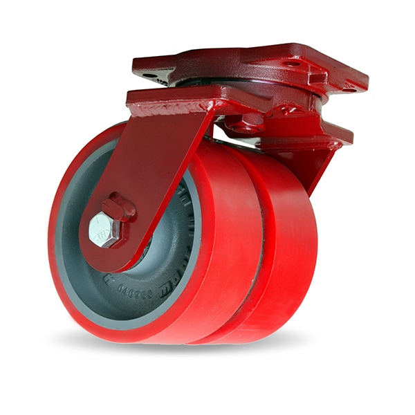 Hamilton Extra Heavy Duty DualWheel Swivel Caster, 8" x 3" Ultralast