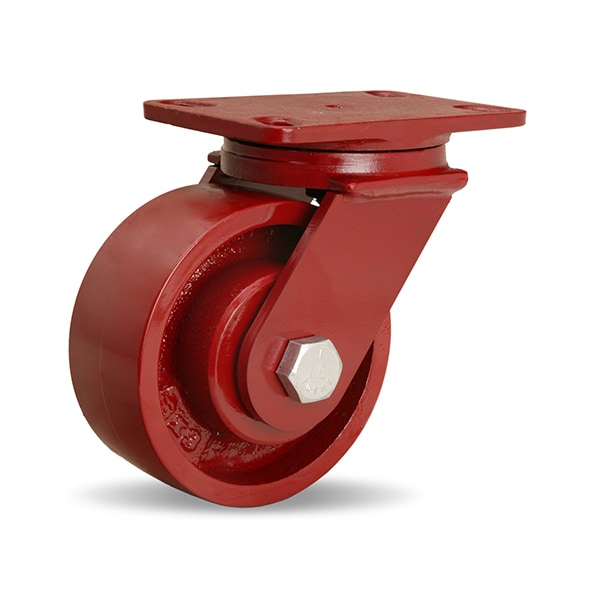 Hamilton ForgeMaster Swivel Caster, 6" x 2-1/2" Metal Wheel, 3/4" Precision Tapered Bearing S-FM-6MT - main