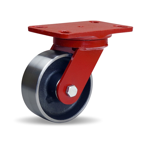 Hamilton Heavy Service Swivel Caster, 5" x 2" Forged Steel Wheel, 3/4" Precision Tapered Bearings S-HS-5FST - main