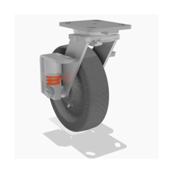 Hamilton Swivel Spring, Loaded Wh 8X2 Plastex S-SPWH-8P-1 - main