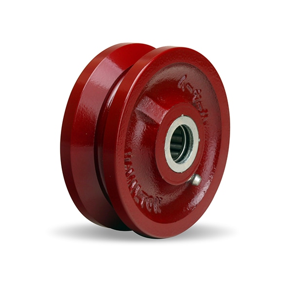 Hamilton V Groove Wheel, 4X1-1/2 1/2Rb W-4-V-1/2