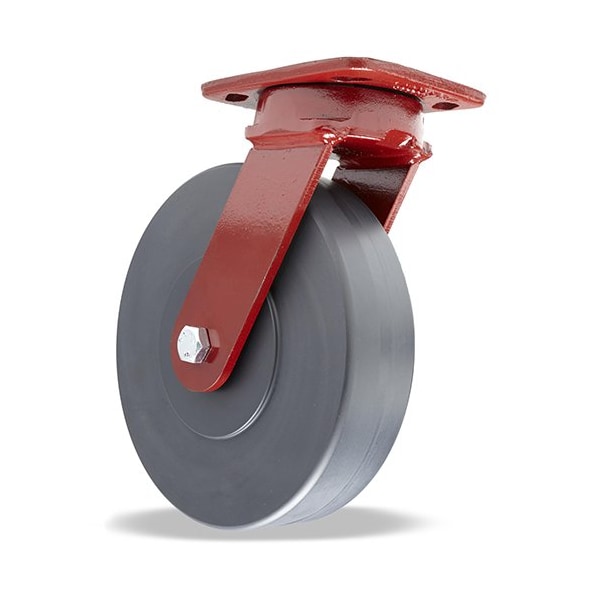 Hamilton Kingpinless Swivel Caster, 8" x 2" Nylast Cast Nylon Wheel, 1/2" Sealed Precision Ball Bearings S-ZFWH-8NYB-4SL-FB - main