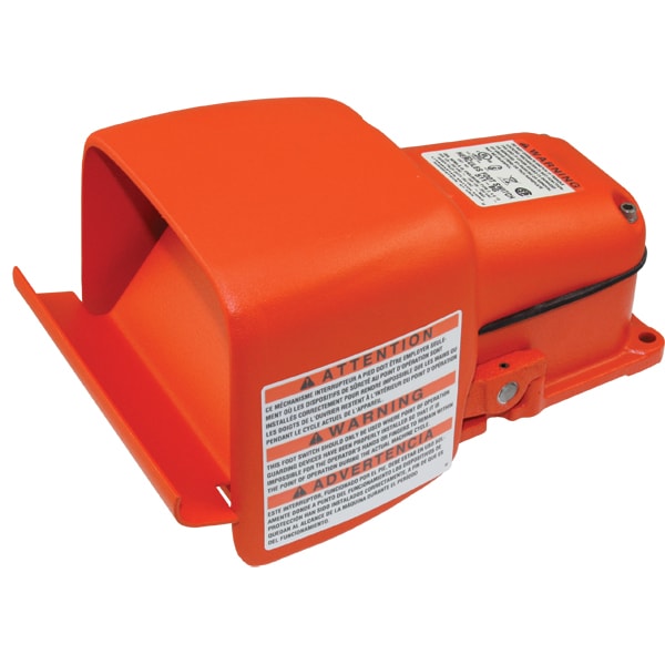 Linemaster Heavy Duty Foot Switch, Momentary Action 511BG Zoro