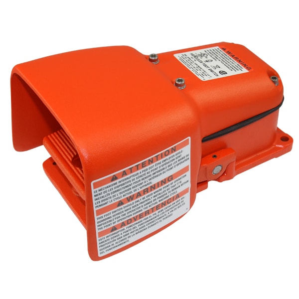 Linemaster Heavy Duty Foot Switch, Momentary Action 532-SWH