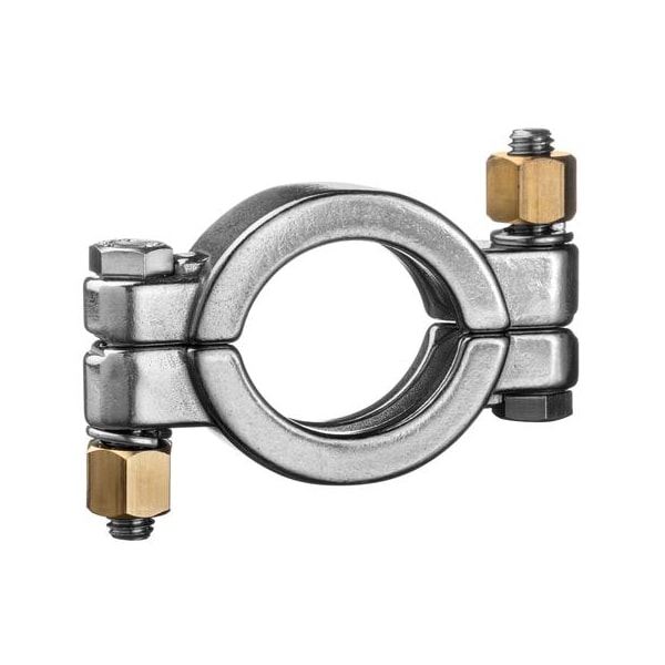 Usa Industrials Sanitary Fitting, 304SS, Clamp with Bolt, 1", 1-1/2" Tube OD ZUSA-STF-QC-10 - main