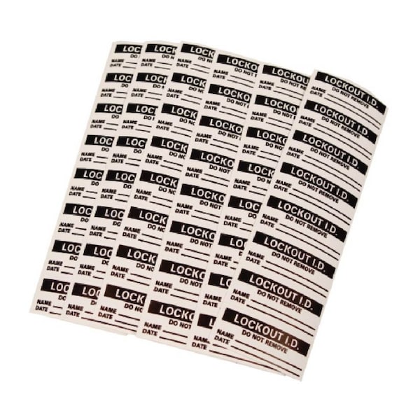 Nmc Lock-Out I.D. Labels IDL1 | Zoro