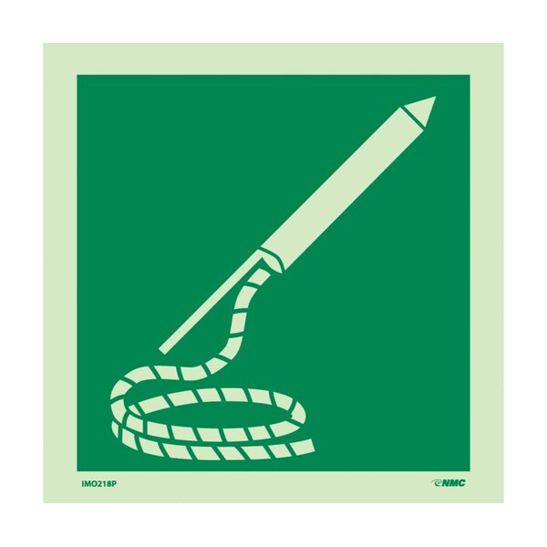 Nmc Symbol Line Throwing Appliance Imo Label, IMO218P IMO218P Zoro
