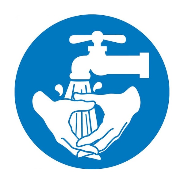 Nmc Wash Hands Iso Label, Pk10 ISO217AP - main