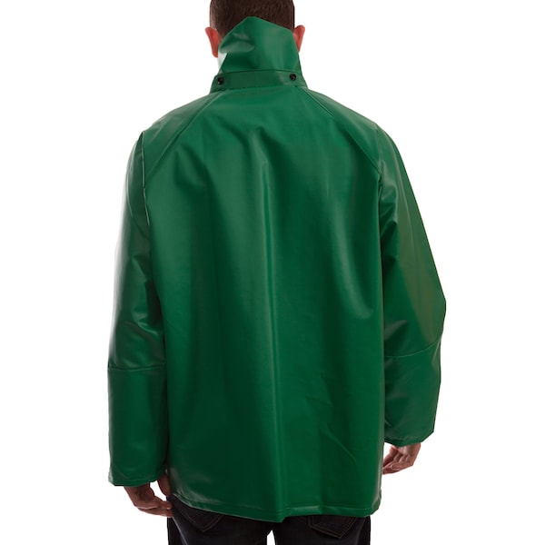 Tingley Flame Resistant Rain Jacket, 4XL, 13 oz Heavy Duty PVC