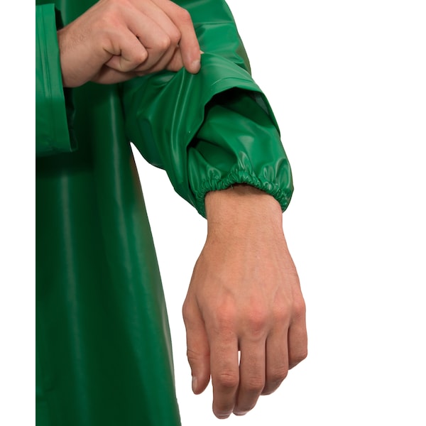 Tingley Flame Resistant Rain Jacket, 4XL, 13 oz Heavy Duty PVC