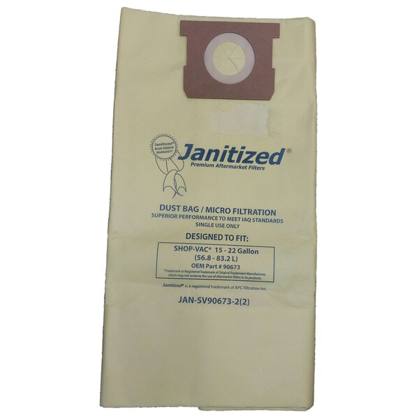 Janitized Shop-Vacuum 90673, PK2 90673 - main