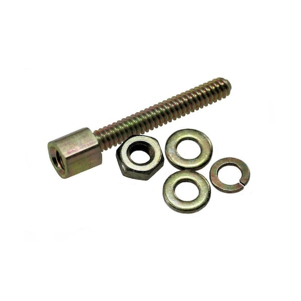 Unicorp Jack Screw Standoff, #4-40 Thrd Sz, 0.5625 in L