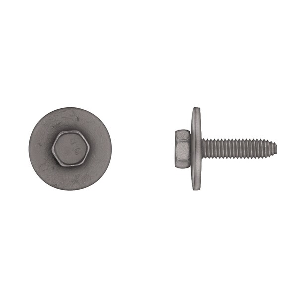 Disco M6-1.00 Hex Head Cap Screw, Black Phosphate Steel, 25 mm L 5690PK100 - main