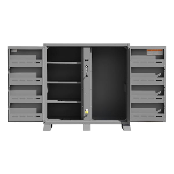 Durham Mfg Jobsite Storage Cabinet, Gray, 47.5 cu ft, 60" W x 27" D x 60-3/4" H JSC-246061-94T-D719 - main