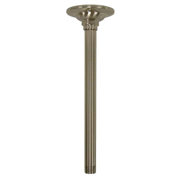 Kingston Brass Shower Arms and Flange Brushed Nickel, Ceiling Mount K210A8 - main