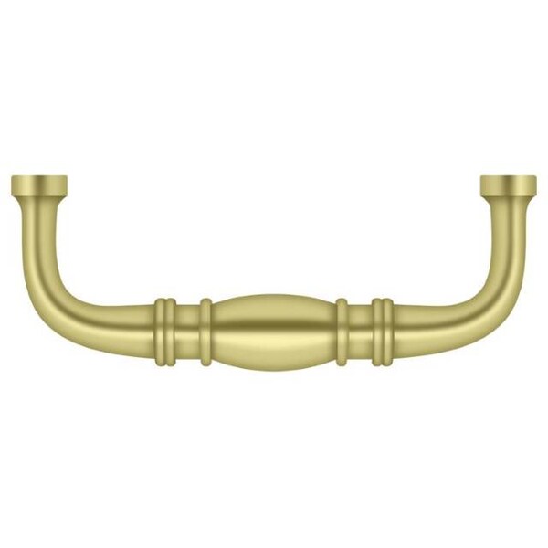 Deltana Colonial Wire Pull, 3" Bright Brass K4473U3